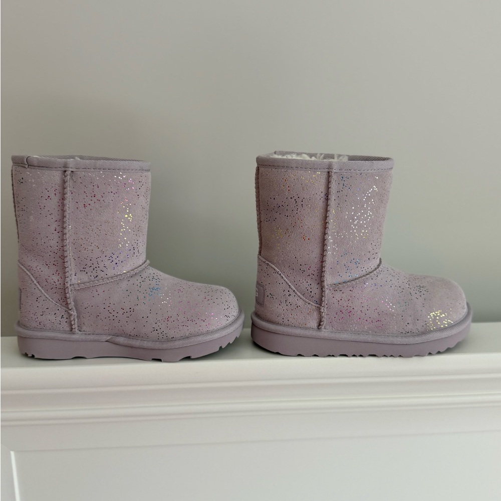Sparkly Purple Boots